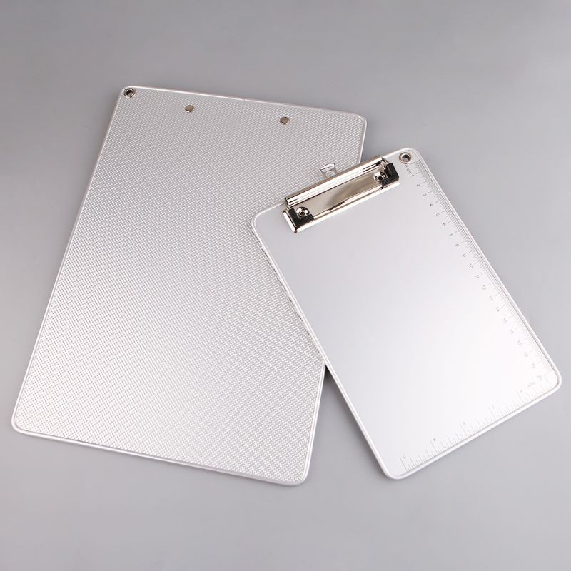 A4/A5 Aluminum Alloy Writing Clip Board Antislip File Hardboard Paper Holder