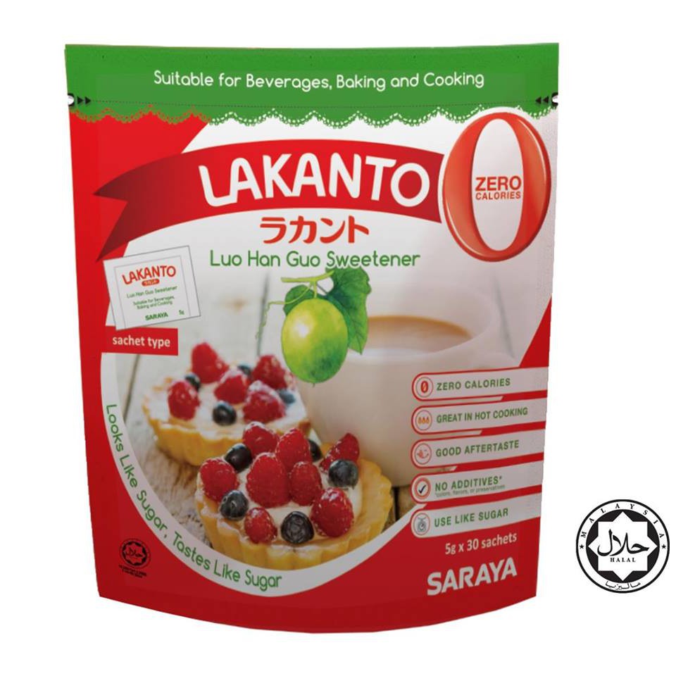 Lakanto monk fruit sweetener 5gx30 sachets Low Carb Diet