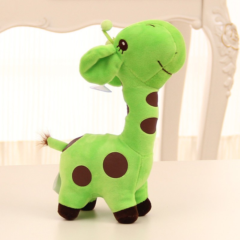 plush giraffe baby toy