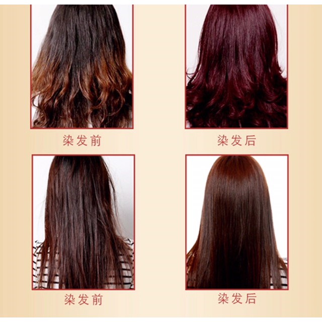 Free Lip Colour Mokeru Dark Brown Hair Dye Shampoo 500ml Shopee