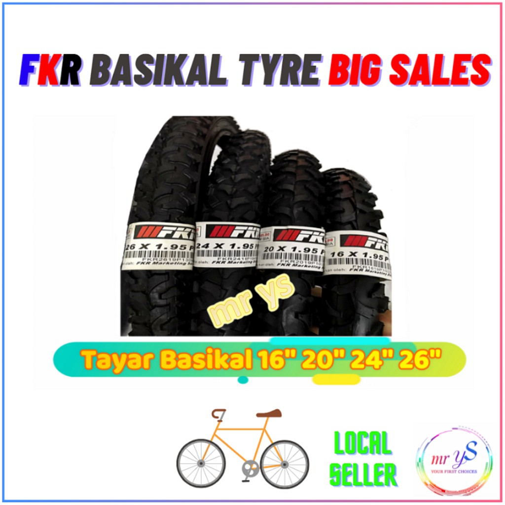 Shop Malaysia Fkr Tayar Basikal Saiz Standard 16 20 Gear Basikal Folding Bike Fixie Y Bike Bmx Budak Basikal Shopee Singapore