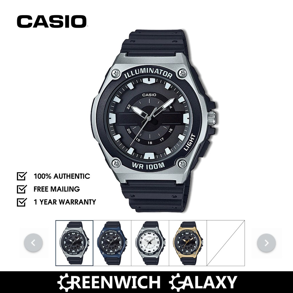 Casio Analog Sports Watch (MWC100H Series) Shopee Singapore