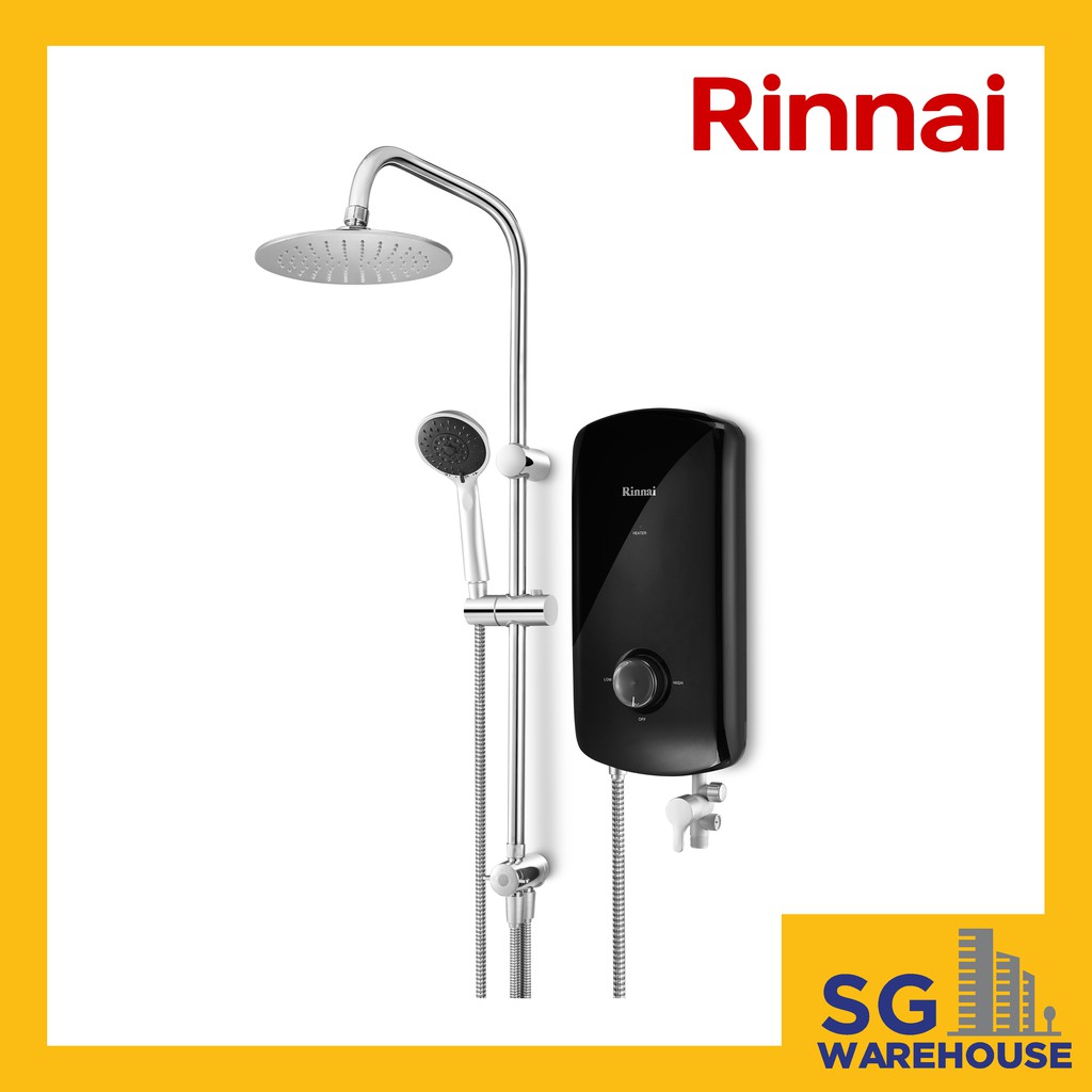 REIB330NPR Rinnai Instant Heater with Rainshower Shopee Singapore