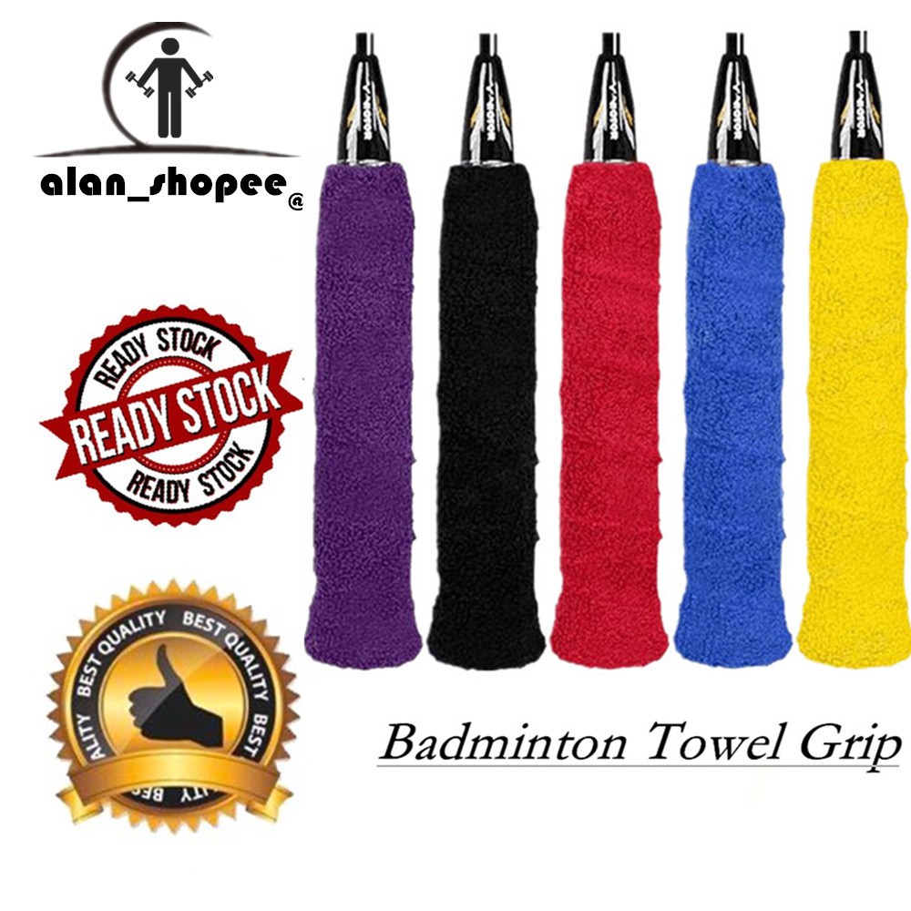 Antislip Towel Grip Badminton Racket Sweatband Overgrip For Fishing Rod Jump Rope Slingshot