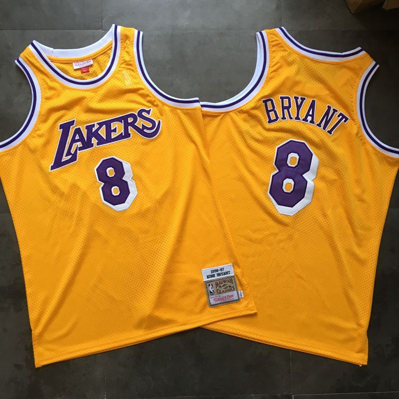 yellow 8 kobe jersey
