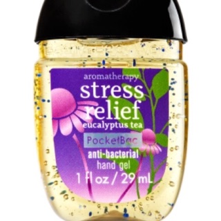 Bath Body Works Pocketbac Hand Sanitizer Stress Relief Eucalyptus Tea