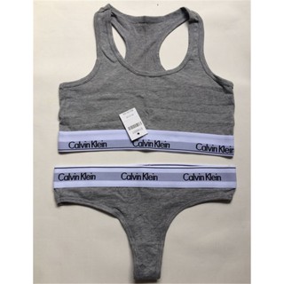 calvin klein sports bra and underwear set