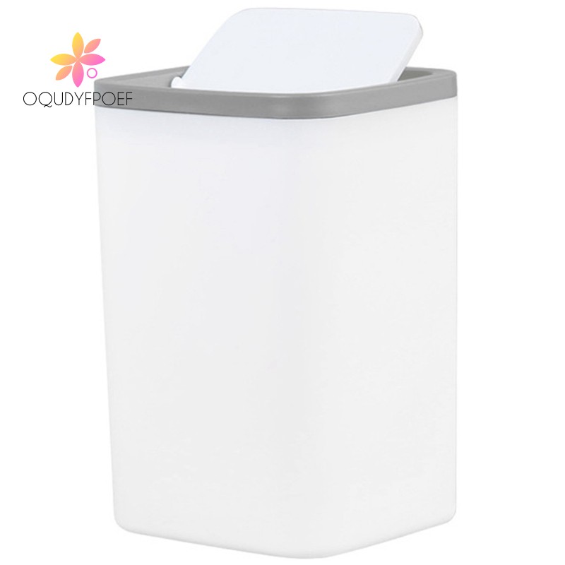 Waste Bin Small Trash Can Mini Desktop Ashcan Tabletop Trashbox For Desk Car Trash Bin