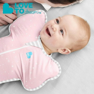 LOVE TO DREAM SWADDLE UP LITE-0.2 TOG | PINK STAR | NEWBORN -M SIZE | SG LOCAL SELLER | READY STOCK | WIKIBABY #2