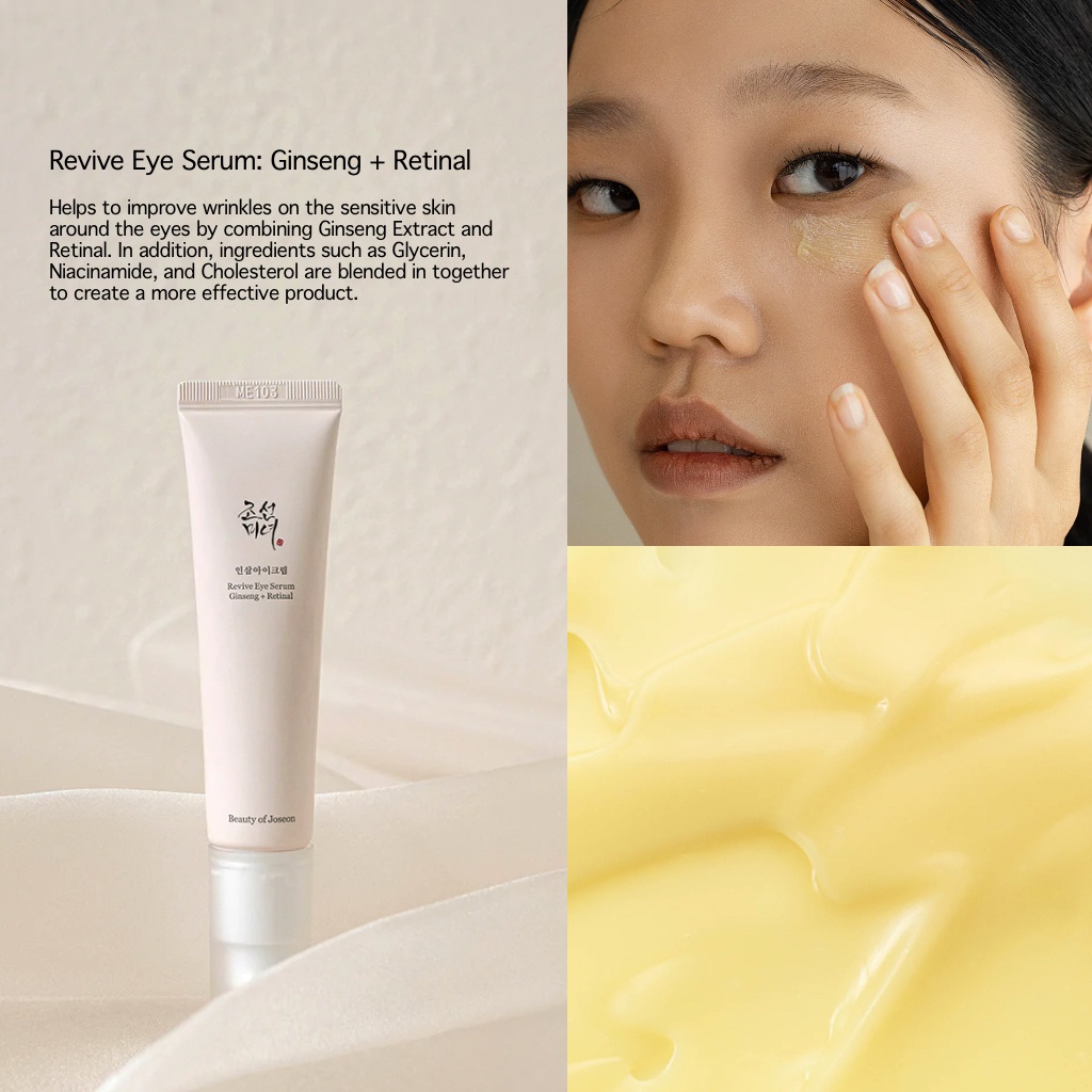 BEAUTY OF JOSEON Revive Eye Serum Ginseng + Retinal 30ml Shopee Singapore