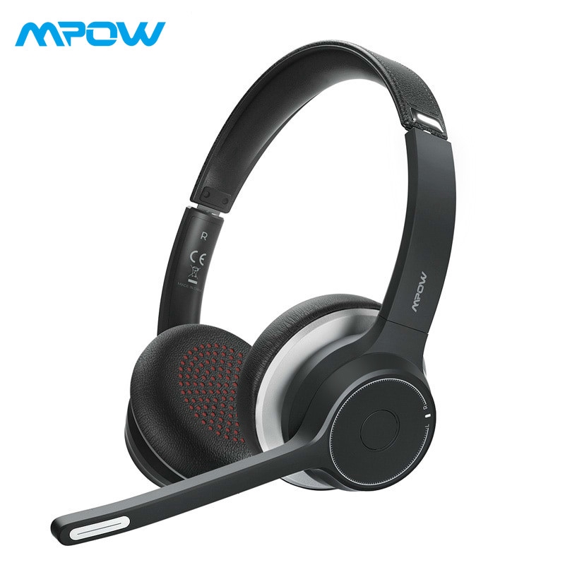 Mpow HC5 Bluetooth Headsets Wireless Wired 2 in 1 22Hrs Battery Life