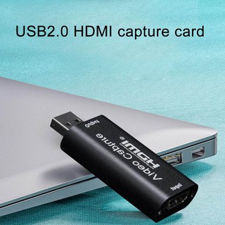Video Capture Card USB2.0 Hdmi to hd 60FPS 1080P Gaming Video Grabber Device Audio Video Record Converter  💛Kitchentool