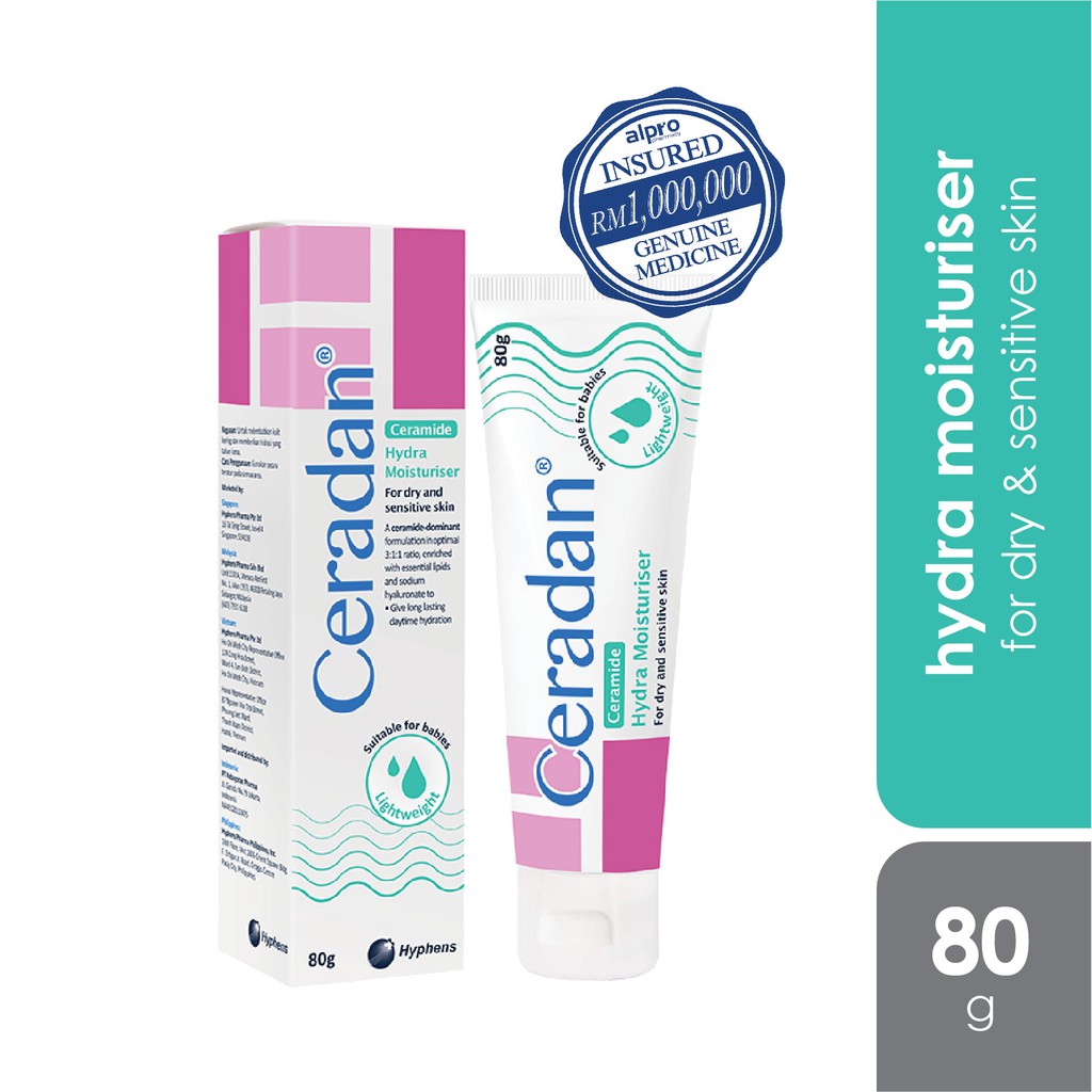 Shop Malaysia Ceradan Hydra Cream 80g For Eczema Prone Skin Shopee Singapore