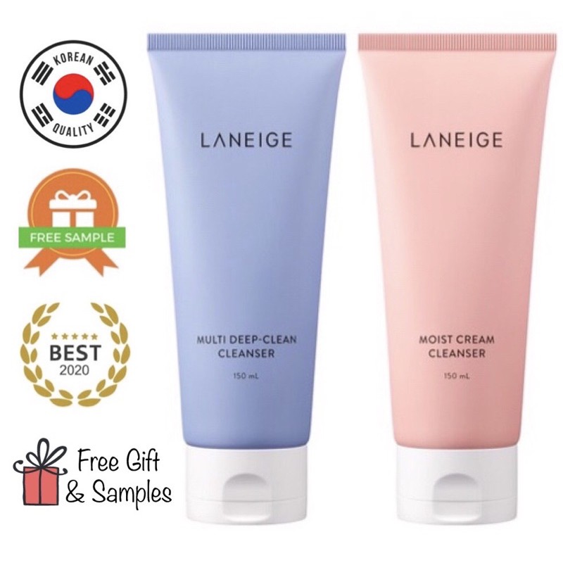 laneige moist cream cleanser