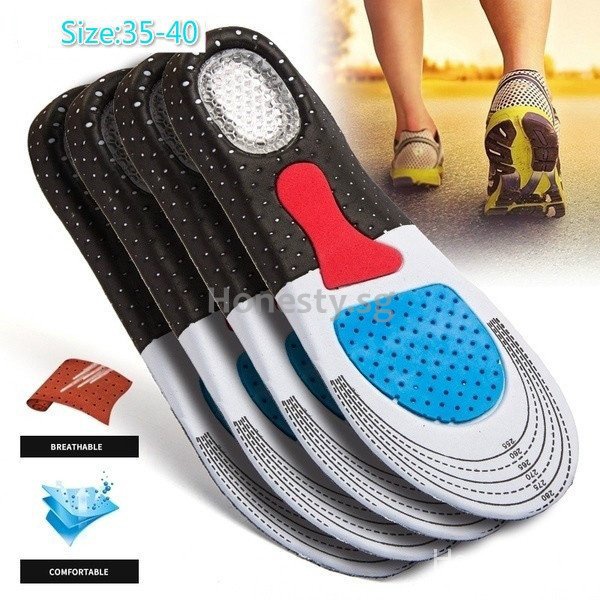 Image of Ready Stock Women Arch Support Shoe Pad Sport Running Gel Insoles Insert Cushion sWD0 #0