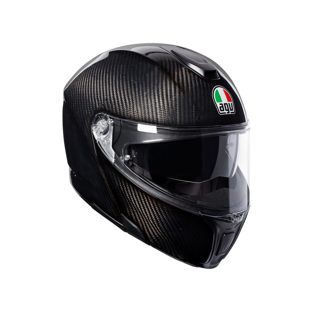 AGV Sportmodular Solid Gloss Carbon Helmet Asian fit Shopee Singapore