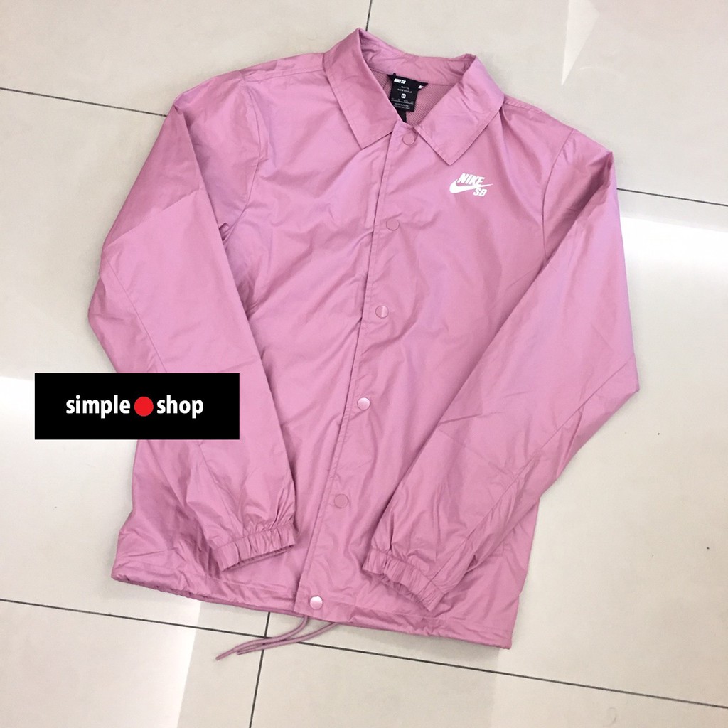 nike sb coach jacket pink