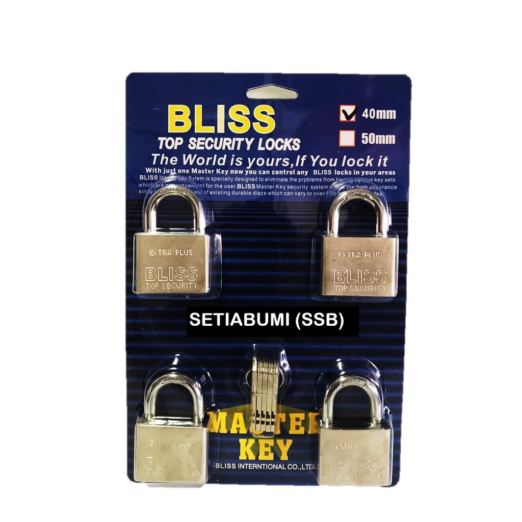 key security padlock