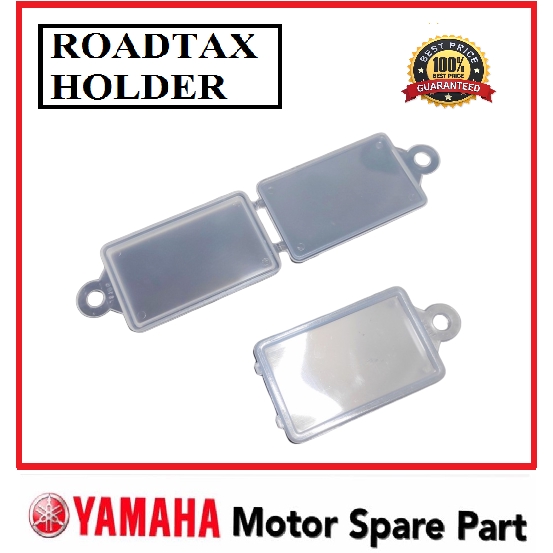 Motorcycle Roadtax Cover Road Tax Holder Motosikar Y15zr Ex5 Lc135 Rs150 Wave Dash Kriss Bonus Jet Power Y125zr Rxz Fz Shopee Singapore