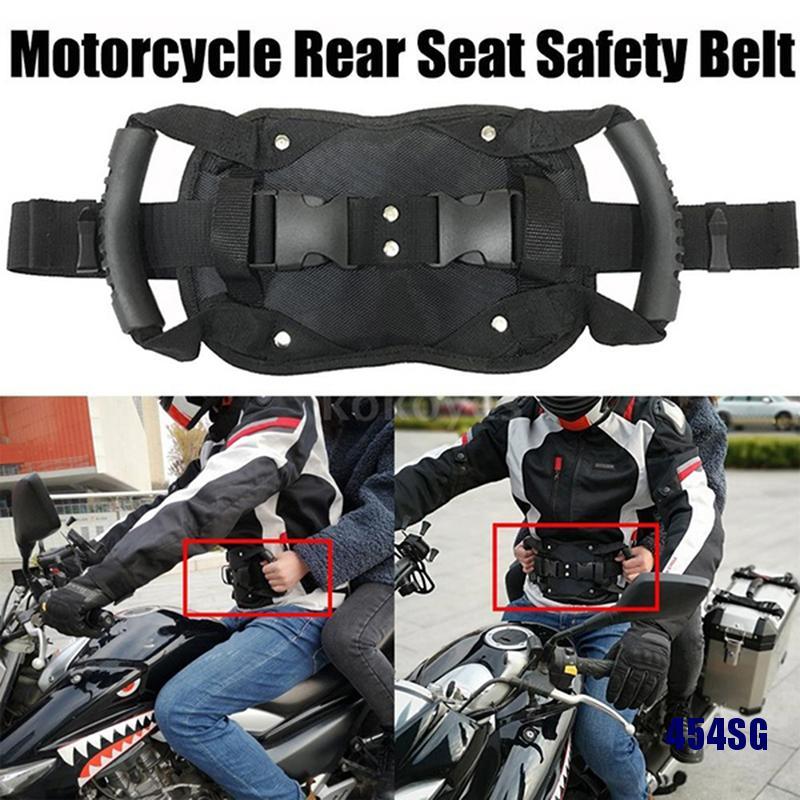 motorcycle passenger strap