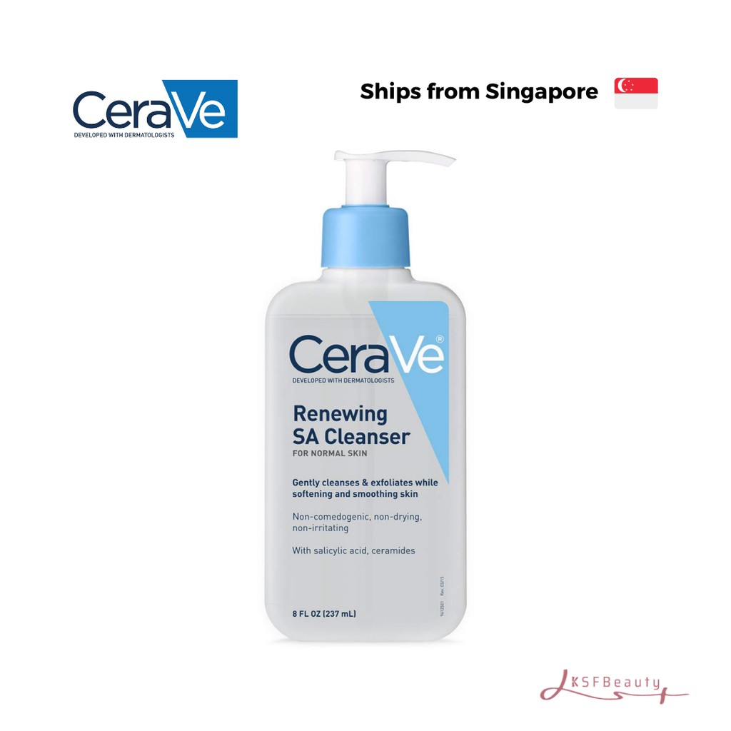 cerave renewing sa cleanser shopee
