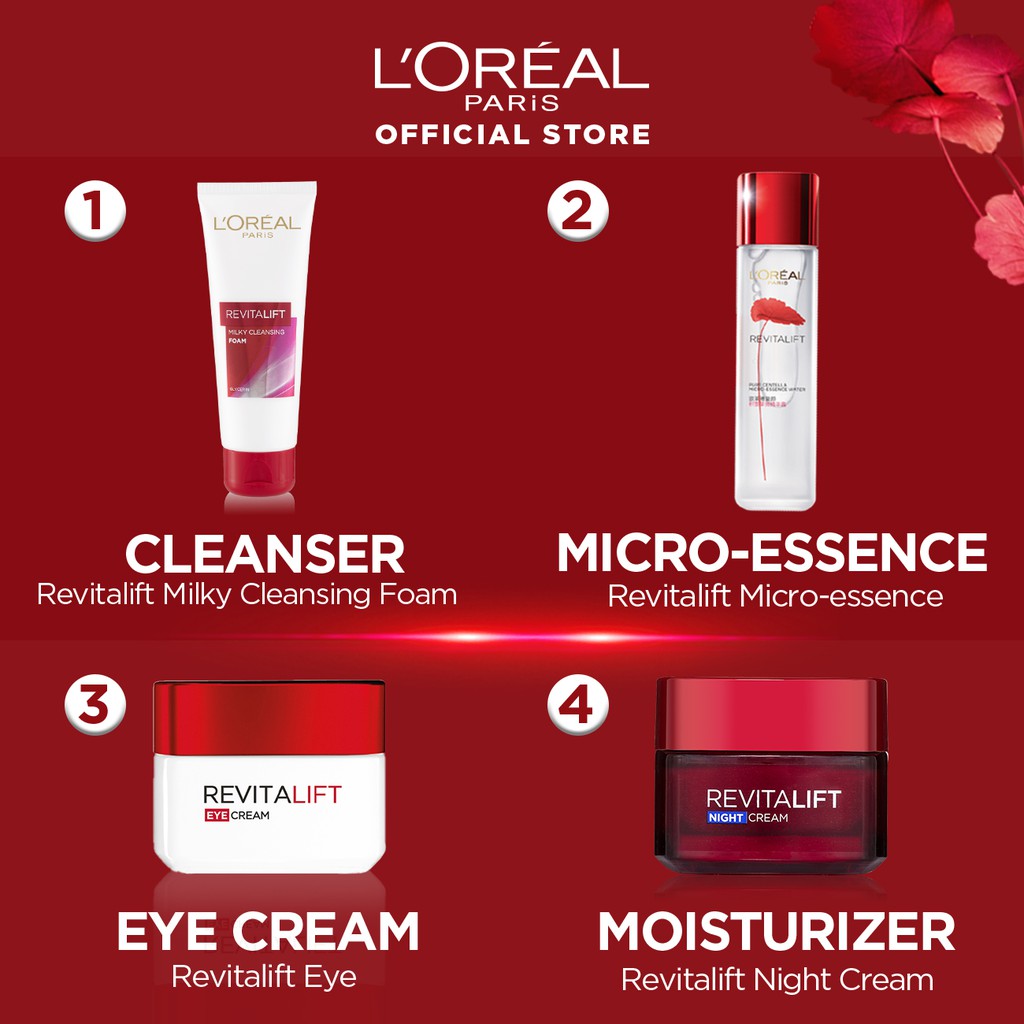 red cream revitalift