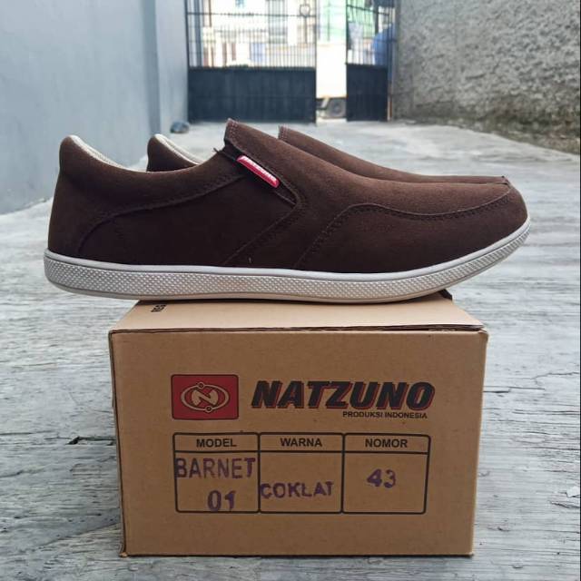 brown casual slip on shoes