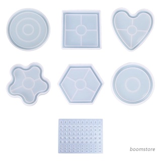 Image of Boom✿ Resin Silicone Molds Square Coaster Epoxy Molds Resin Casting Molds