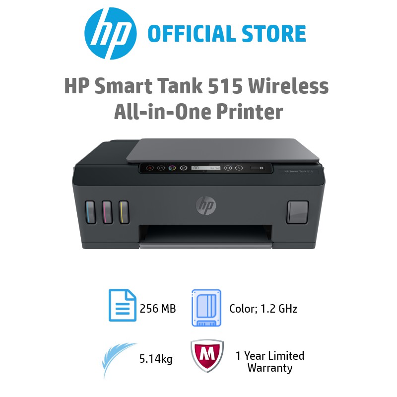 Hp Smart Tank 515 Wireless All In One Color Inkjet Printer Print