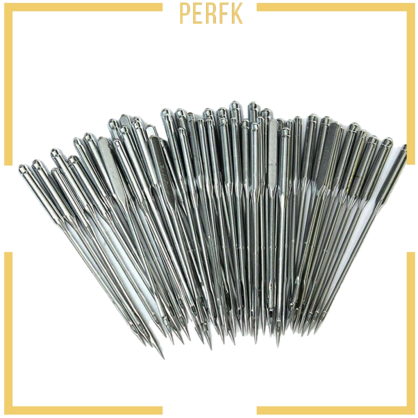 Perfk 50x Sewing Machine Needles Tool Size 75 11 80 12 90 14 100 16 110 18 Craft Shopee Singapore