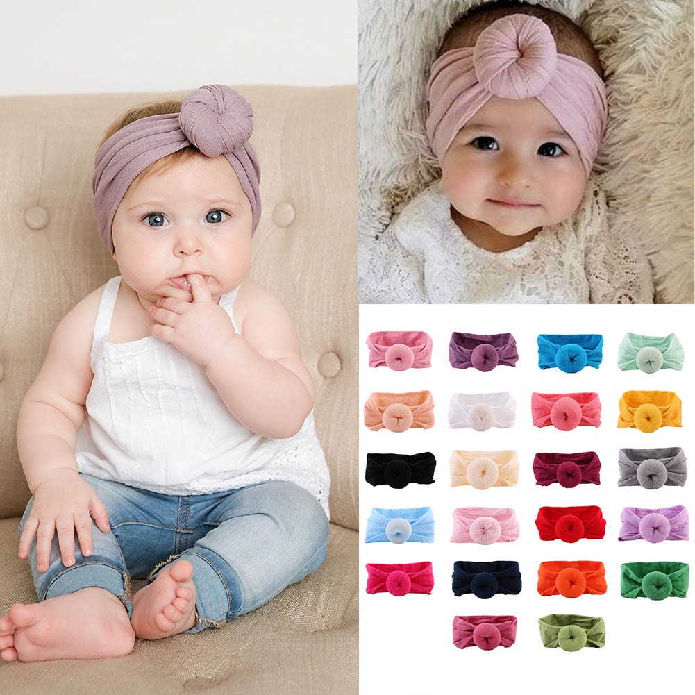 baby girl knot headbands