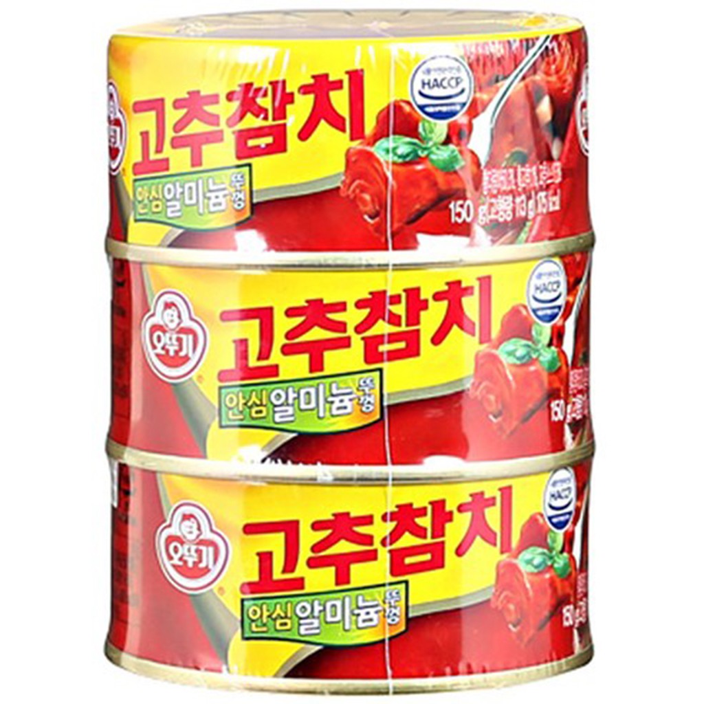 [Korea] No.1 Canned Ottogi Chili Tuna 150g * 3ea Shopee Singapore