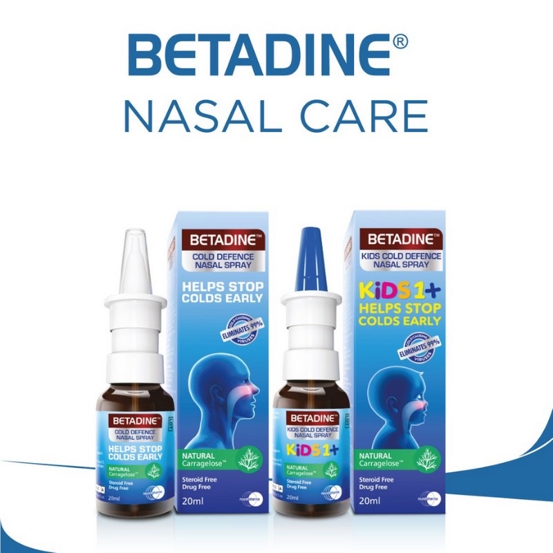 Betadine Cold Defense Nasal Spray (Adult / Kids) 20mL | Shopee Singapore