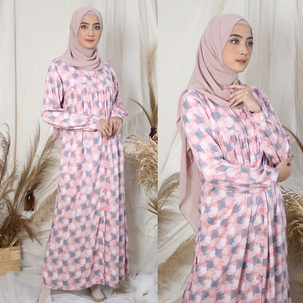 Rosetta Shirt Robe Homedress  Rilley Muslim  Women Homedress  