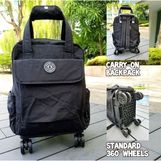 Handy 360° 4-Wheel Trolley Shopping Bag / Backpack (SG Seller)