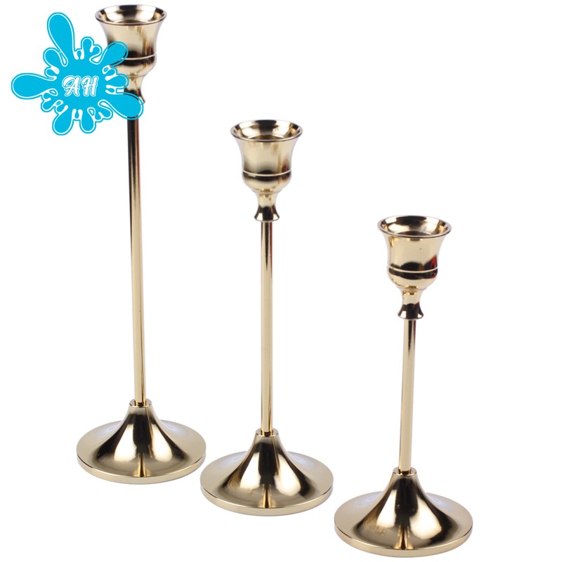 gold candlesticks