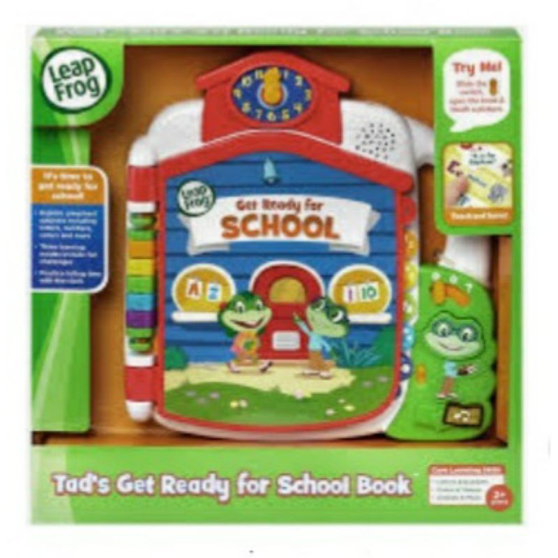 Sg Seller Leapfrog Tad S Get Ready For School Electronic Music Talking Learning Book Big Shopee Singapore