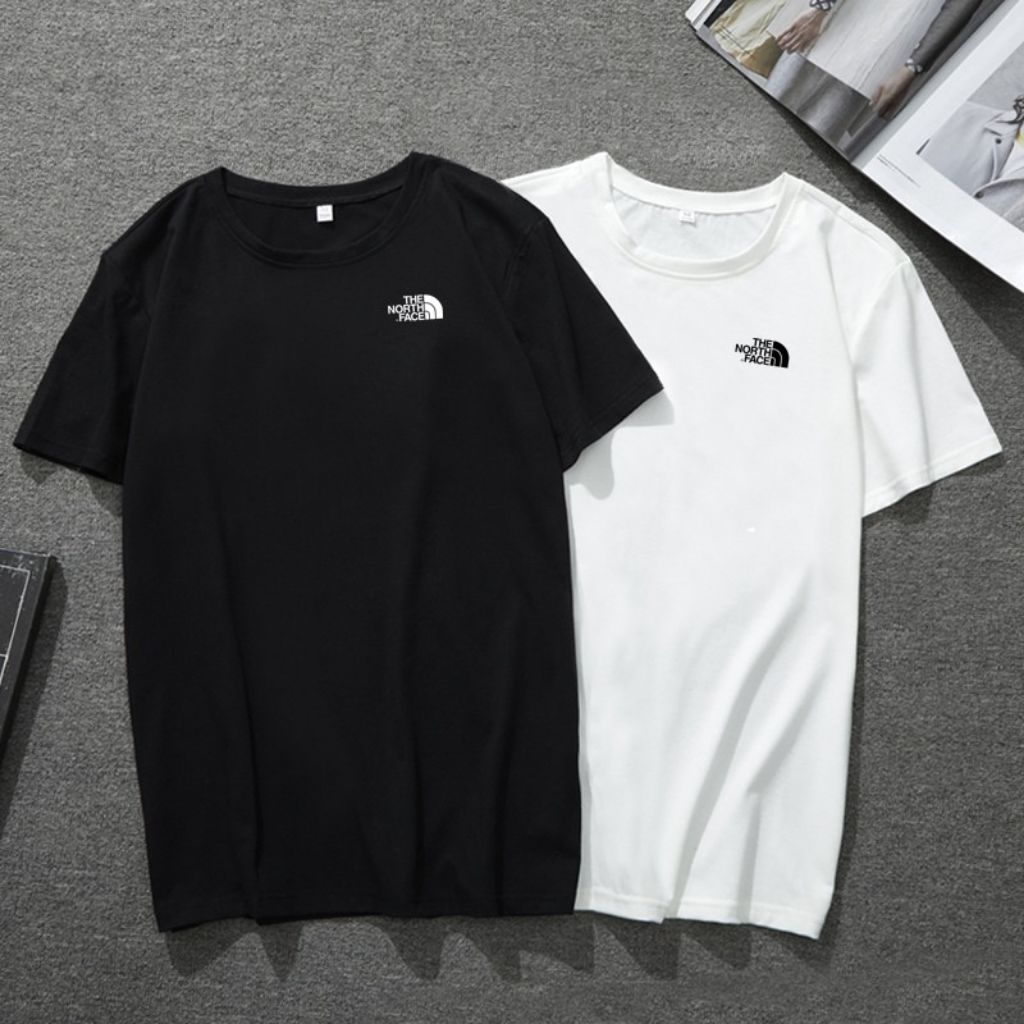 mens white north face t shirt