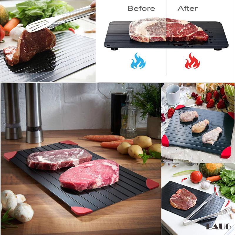 EAU6Fast Defrosting Tray Defrost Beef Meat Frozen Food