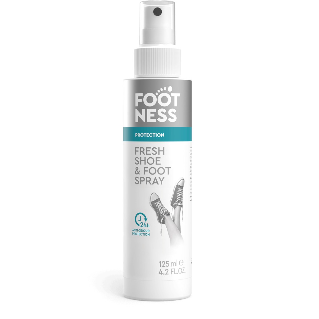 Footness Fresh Shoe & Foot Spray 125ml 24 hours AntiOdour Protection