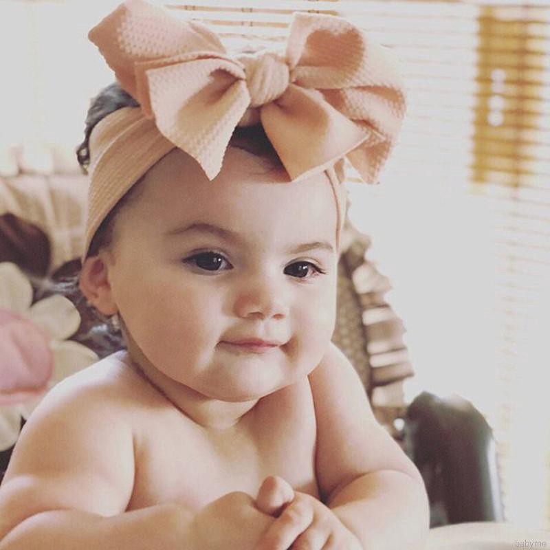 baby girl big bow headband