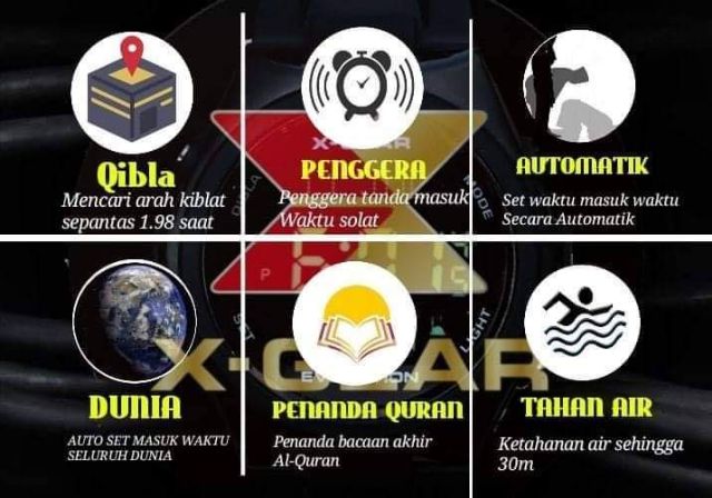 Shop Malaysia Latest Azan And Autokiblat Watches Shopee Singapore