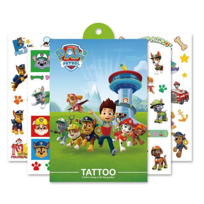 Cartoon Temporary Tattoo Stickers For Kids Children Goodie Bags Birthday Gift Shopee Singapore