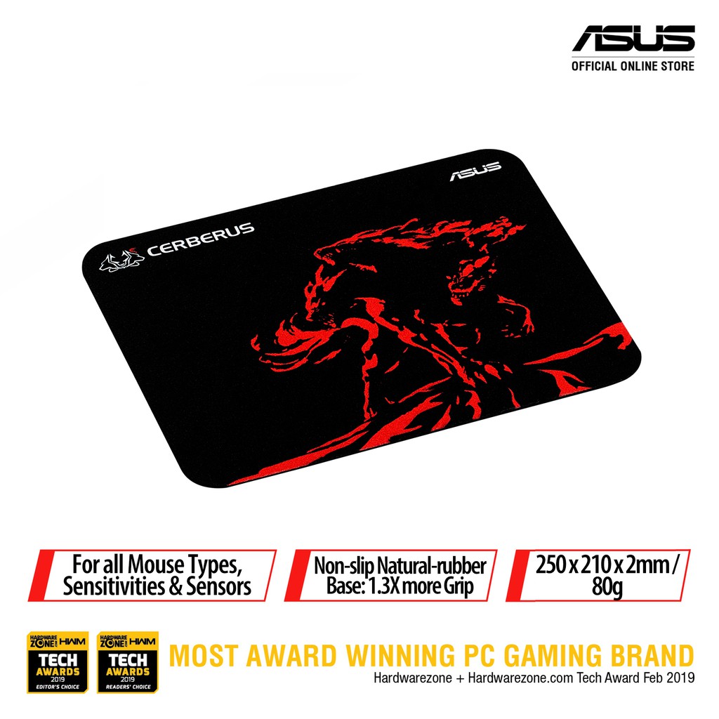 Asus Cerberus Mat Mini Optimized For Gaming With Consistent Surface Texture Mousepad Shopee Singapore