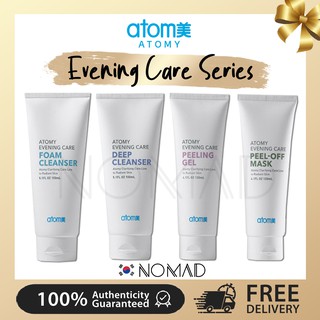 [Atomy] Evening Care series ( Foam Cleanser 150ml / Deep Cleanser 150ml / Peeling gel 120ml / Peel off Mask 120ml )