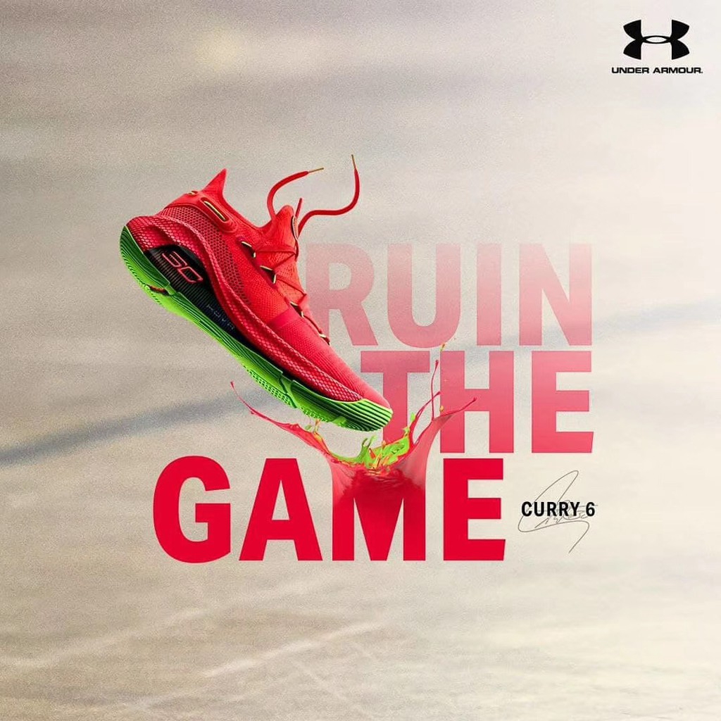 curry 6 all red