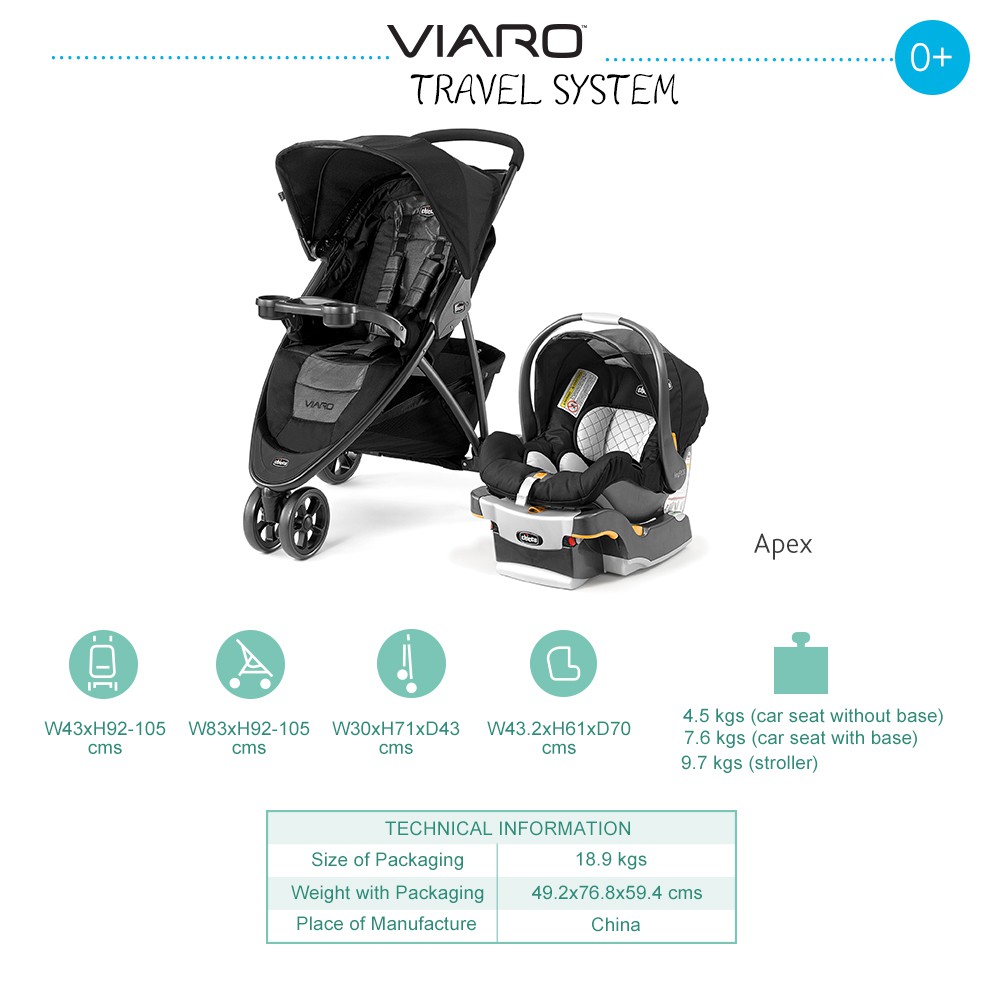 chicco viaro travel system oxford