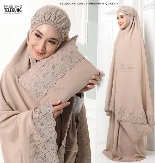 Telekung Cotton Sulam Premium Quality Telekung Labuh Percuma Beg Telekung Free Bag Telekung S Shopee Singapore