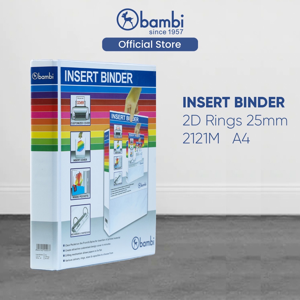 2121M07 Insert binder A4 2RD 25mm Shopee Singapore