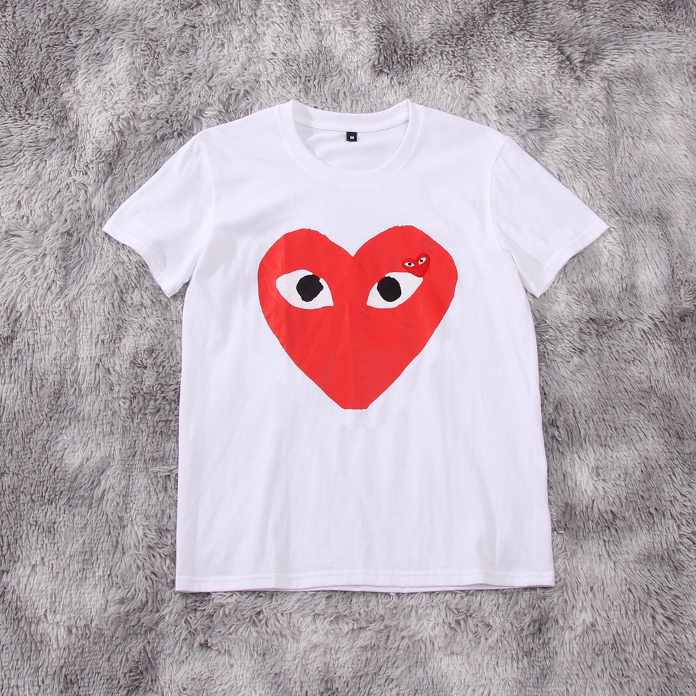 comme des garcons red t shirt